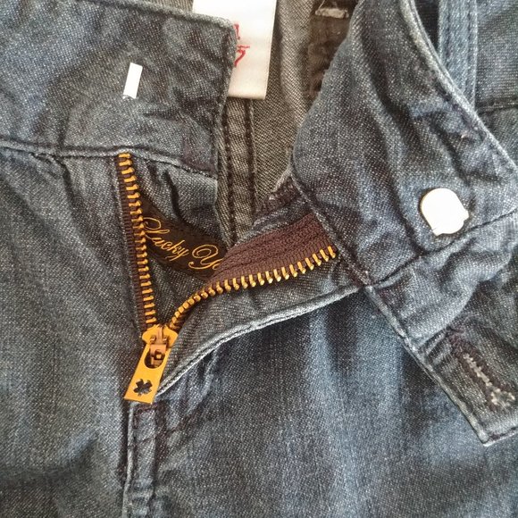 Y2K Lucky Brand low rise flare jeans denim size 4 27 Kinzie Trouser - Picture 12 of 16